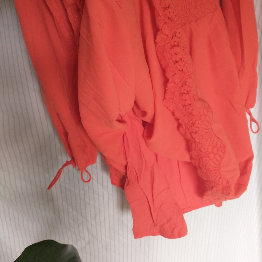 Women's Abercrombie & Fitch Coral off-the-shoulder dress - Picture 13 of 14
